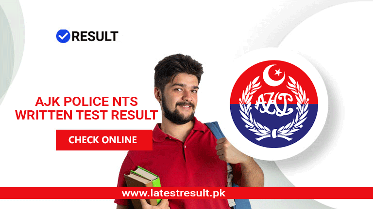 AJK Police NTS Written Test Result