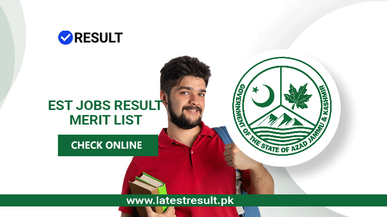 NTS AJK Educators Result 2024 EST Jobs