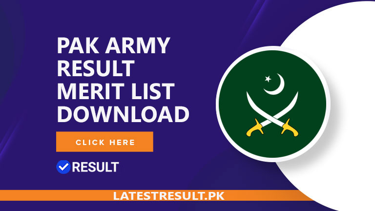 Pak Army Result 2024 Merit List