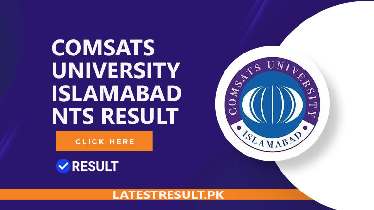 COMSATS University Islamabad NTS Result