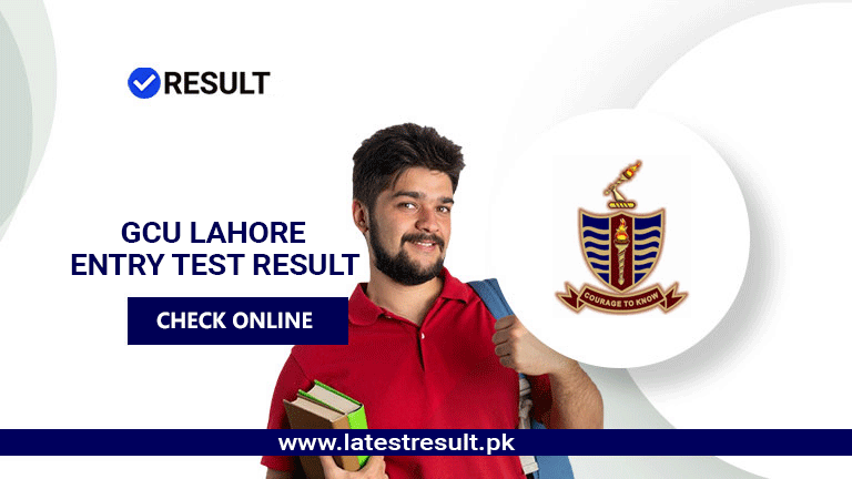 GC University Lahore Entry Test Result