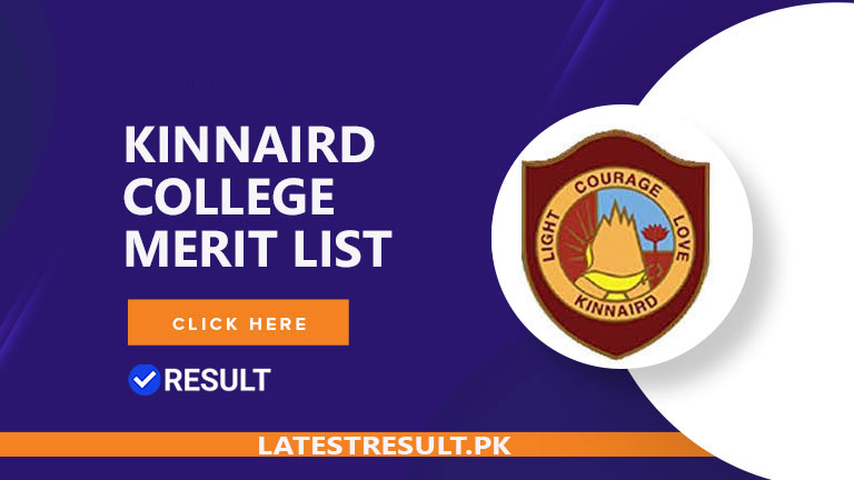 kinnaird college merit list