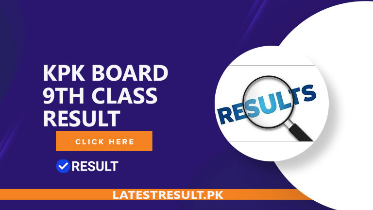 All KPK Board 9th Class Result 2024 Announced