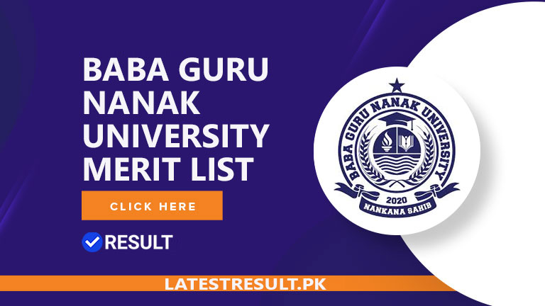 Baba Guru Nanak University Merit List