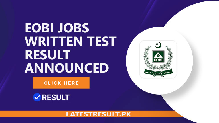 EOBI Jobs Written Test Result