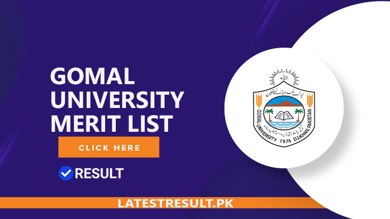 Gomal University Merit List