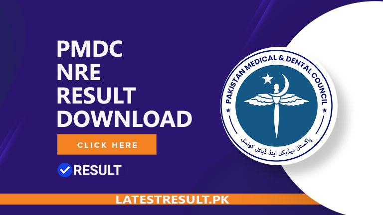 PMDC NRE Result 2024 PDF Download