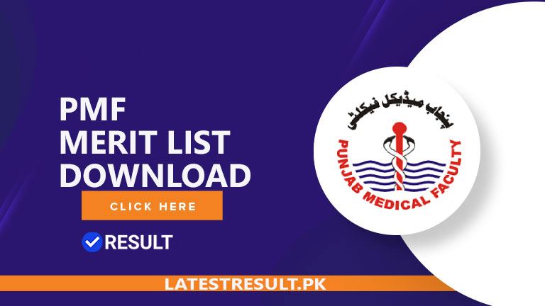 PMF Merit List 2024 Download