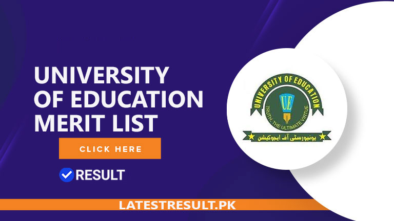 University of Education Merit List